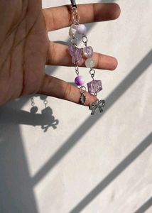Kawaii Bow Charm Phone Strap