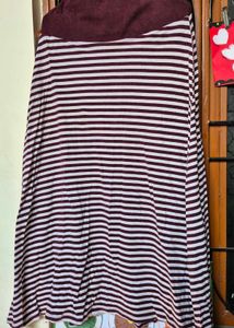 Striped Ethnic Skirt