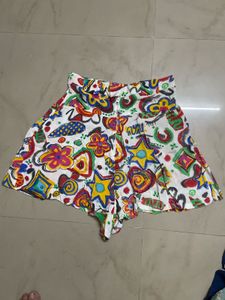 Vibrant Boho Print Shorts
