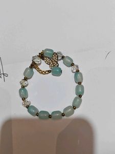 Charming Beaded Bracelet with Charm