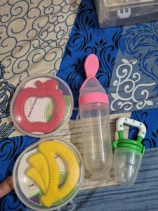 Baby Teethers & Feeder Set