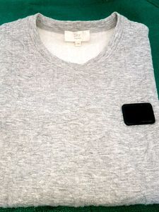 Dior Grey Textured Sweatshirt