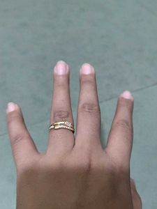 Chic Gold & CZ Ring