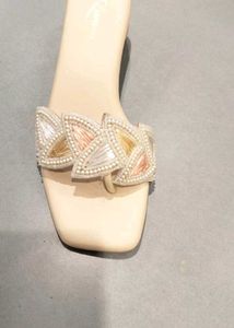 Embellished Flat Sandals