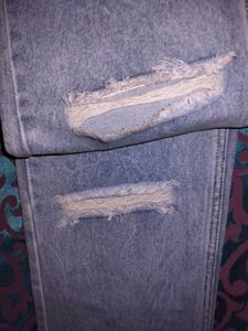 Ripped Wide Leg Jeans