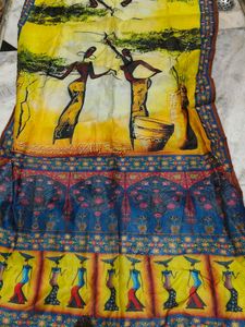 Silk brand printed multi colour women duppata