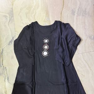 mirror work kurta with palazzo