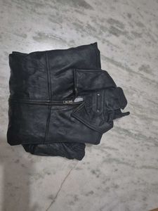 Men's Black Leather Jacket