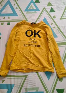 Yellow "OK Adventure" Long Sleeve Shirt