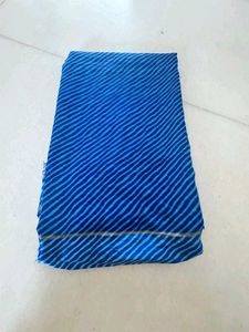 Dark Blue Saree with Blouse