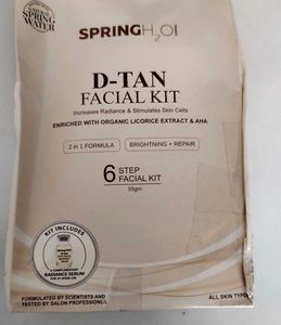 Spring ho D-Tan facial kit