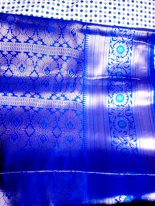 new with tag Elegant Red &amp; Purple Silk Saree