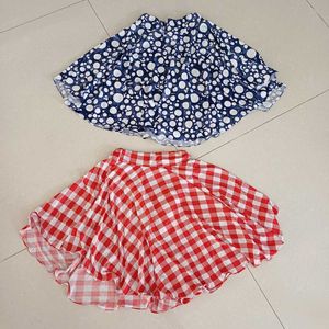 Set of 2 mini skorts/ divided skirts