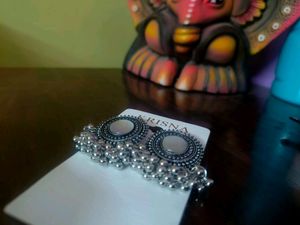 Oxidised earring..