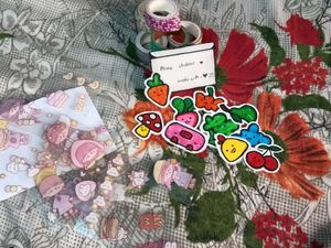 Cute Kawaii Sticker &amp; Washi Tape Bundle