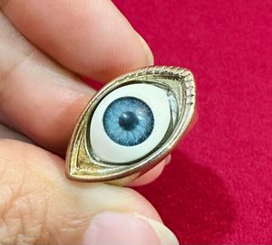 Vintage Unique Evil Eye Cocktail Ring