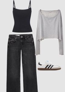 H&amp;M Classic Black Denim Jeans