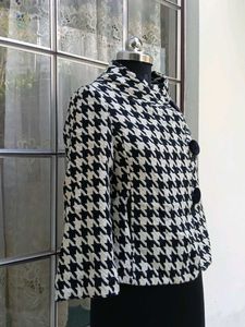 Tweed Umbrella Cut  Coat