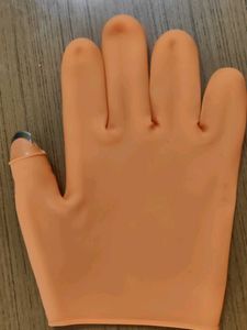 Brand New Right hand Orange Latex Glove