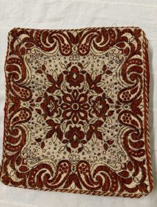 🆕 Embroidered Set of 5 Cushion Covers