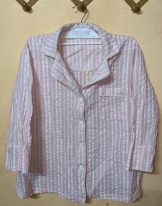 Pink Striped Shirt