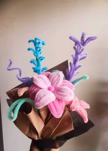 PIPE CLEANER FLOWER SINGLE STEM