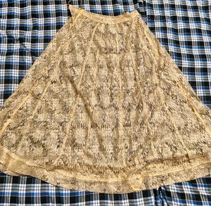 Vintage Lace Maxi Skirt