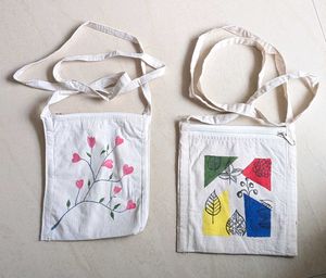 Handmade Cotton Bags With Zipper