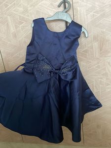 Satin Blue Frock