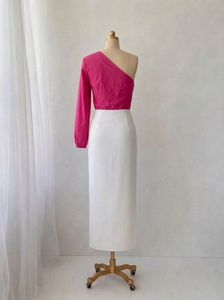 Chic One-Shoulder Ruched Top