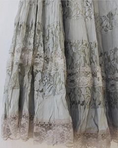 Whimsical lace tiered skirt