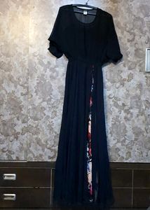 Long Floor Lenght Sheer Dress
