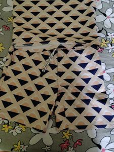 Triangle Print Lounge Set boys cloth