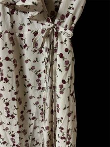 Floral Wrap Midi Dress
