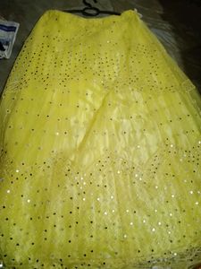 Yellow Lehenga choli.             No Coins Negotia