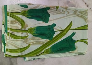 Elegant Floral Print Saree