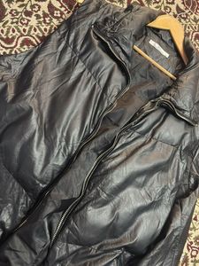 Mango Black Puffer Vest