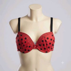 Red🥰 Polka Dot Bra