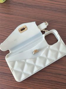 Quilted Phone Case with Chain Strap