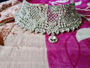 Elegant Diamond Choker Necklace