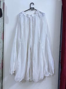Elegant White Ethnic Gown