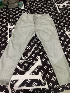 Gray Casual Pants