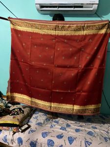 Beautiful Red Silk Saree