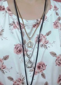 Layered Pendant Necklace Set