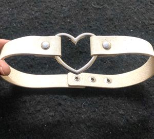 Heart Choker Adjustable Necklace