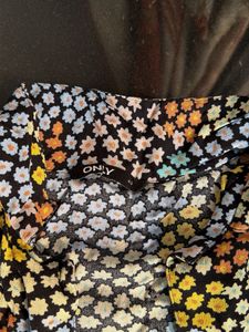 Floral Print Button-Up Shirt