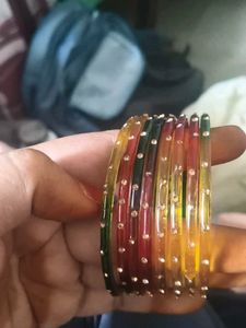 Multicolored bangles