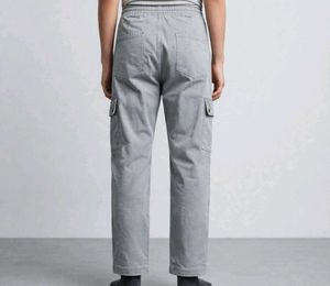 Men's Grey Cargo Pants
