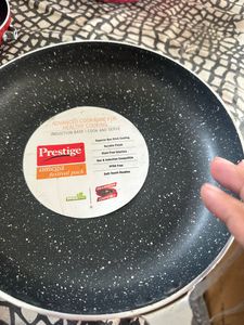 Prestige Pan Unused With Handle Mahroon