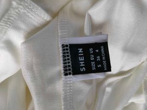 SHEIN Sweetina Women's  white Valentines Dress